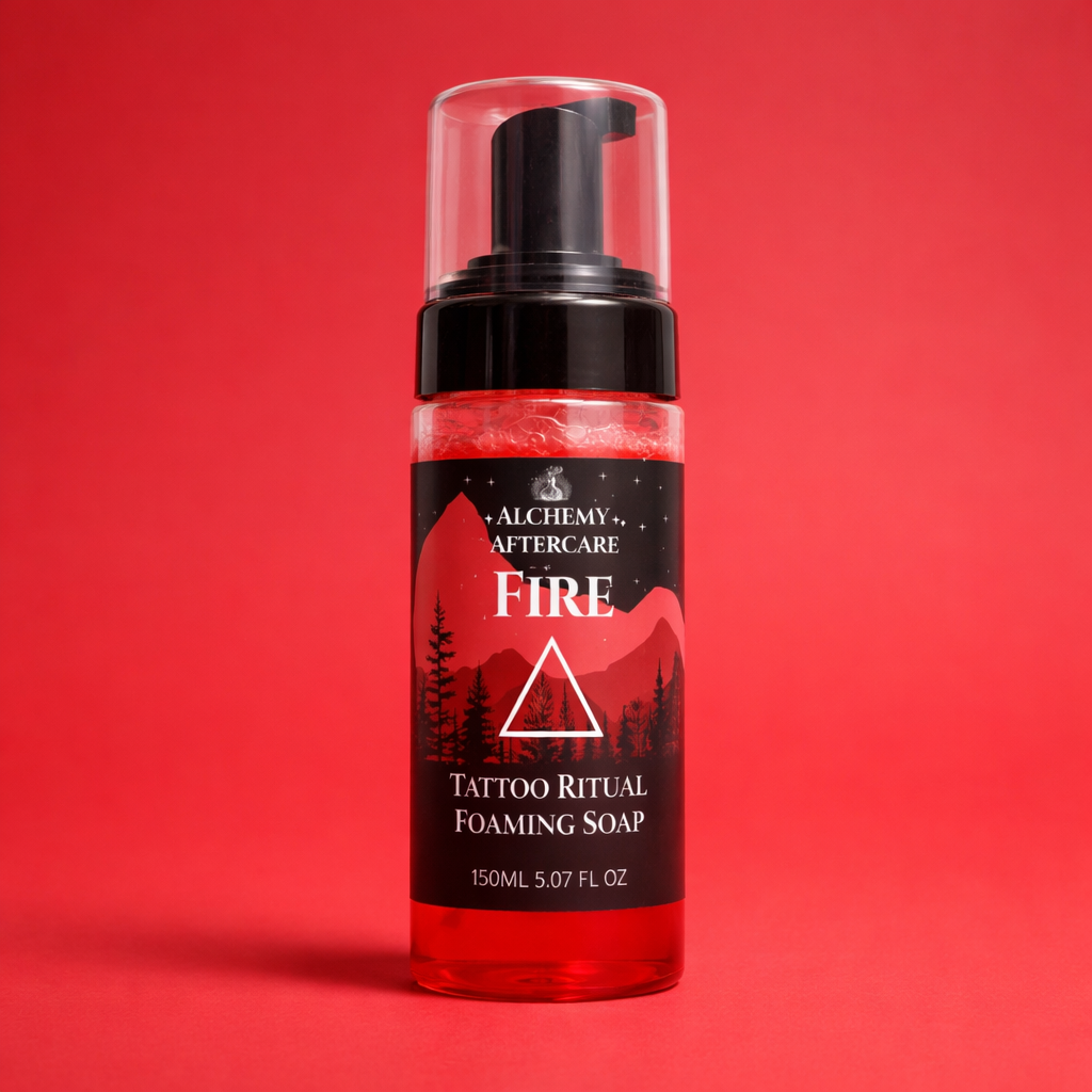 Fire Foaming Cleanser | Dragon's Blood Tattoo Cleanser