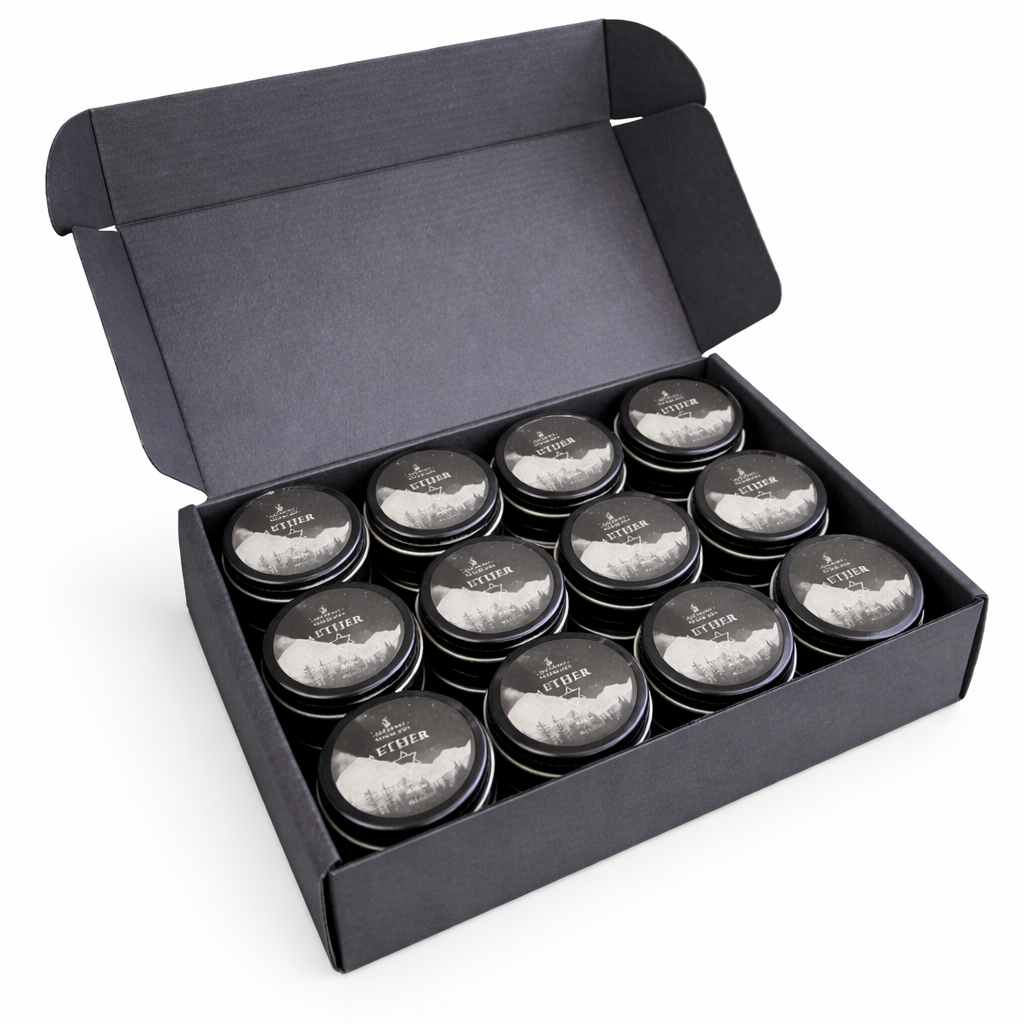 Aether Tattoo Balm, fragrance free vegan tattoo aftercare balm handcrafted in Sheffield for sensitive skin 15g reseller