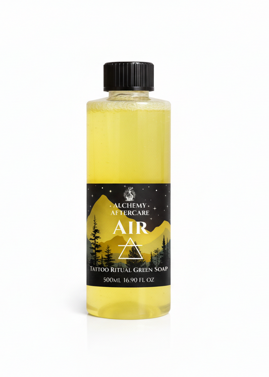 Yellow bottle with black cap on a white background