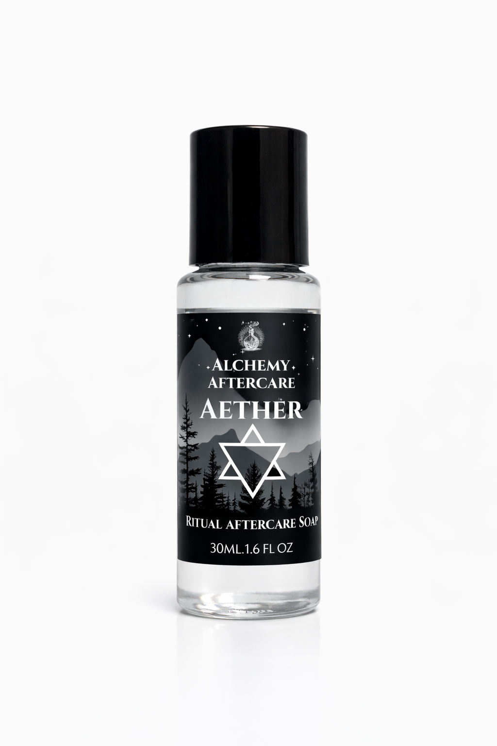 Alchemy Aftercare Aether bottle on a white background